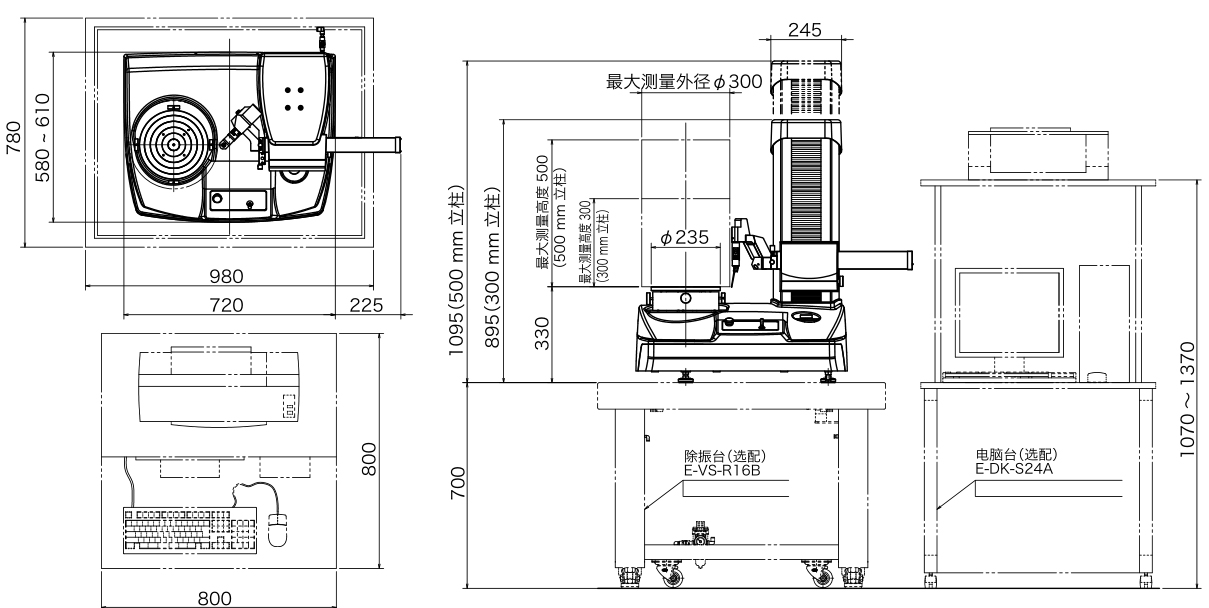 圓度測(cè)量儀NEX-系列外觀圖（SD型）